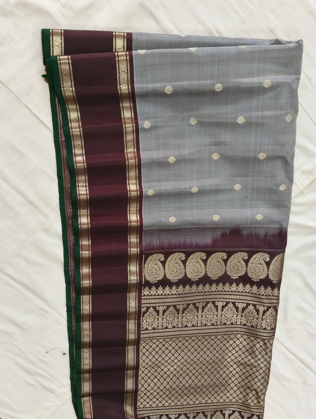 Gadwa PURE pattu saree Alt